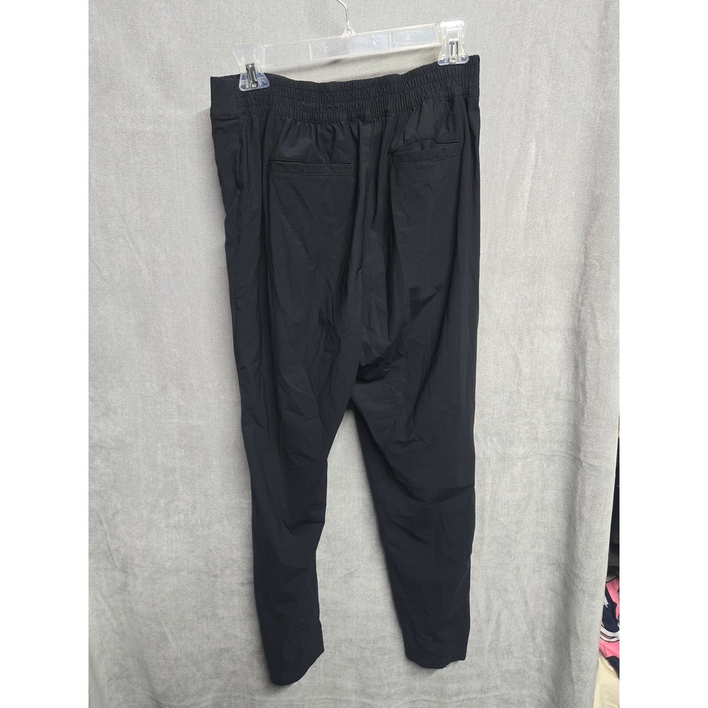 Tommy Bahama Active Mens Black Jogger Pants Medium Tapered Leg Zip Pockets - Picture 6 of 6
